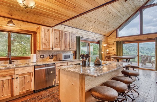 Clyde Ski Chalet | A-Frame on Private Mountaintop with Long Range Views
