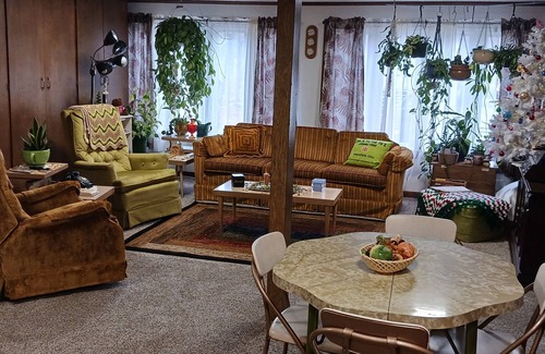 Mansfield House | A Groovy blast from the 70's awaits in this retro guest house .Pet friendly