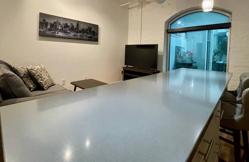Old Market Apartment | A historic 700 square foot Atrium loft in the heart of the Old Market