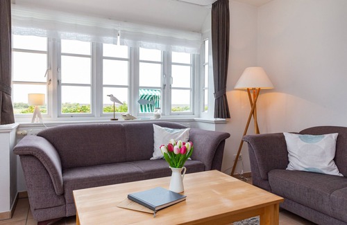 Norddorf Apartment | A huge apartment with garden in Norddorf and a great view over to the sea