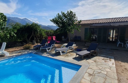 Speloncato Villa | A little paradise! Independent villa-Private heated pool-7 km beach