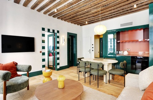 Quartier de la Monnaie Apartment | A Picturesque 2-BR/2-BA with Services in Saint-Germain - 2nd Floor