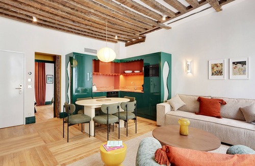 Quartier de la Monnaie Apartment | A Picturesque 2-BR/2-BA with Services in Saint-Germain - 2nd Floor