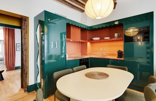 Quartier de la Monnaie Apartment | A Picturesque 2-BR/2-BA with Services in Saint-Germain - 2nd Floor