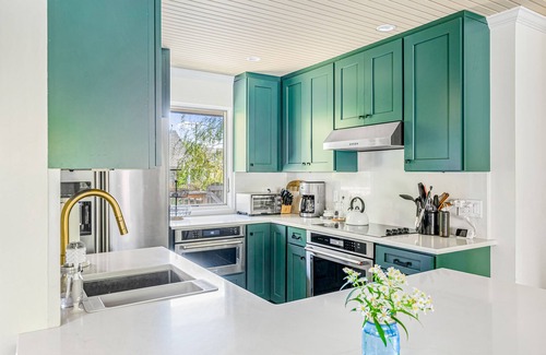 Ocean Beach House | A slice of paradise 1 block to beach with private pool, 3 decks, modern interior