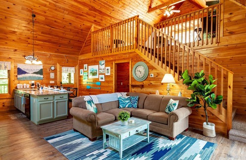 Sevierville Cabin | A Smoky Mountain Lake Cabin, Spacious Smoky Mountain Getaway, Free Tickets!