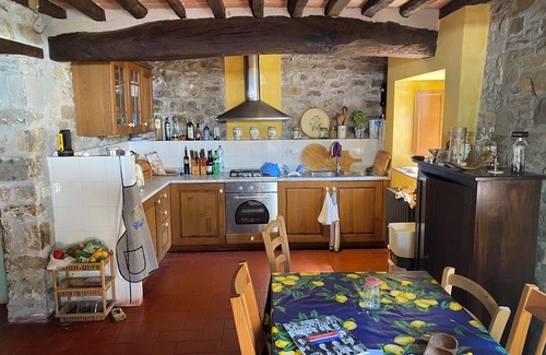 Villa Bascilica House | A stunning property with beautiful views across the valley towards Lucca