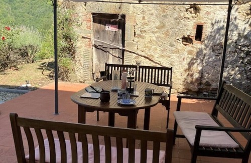 Villa Bascilica House | A stunning property with beautiful views across the valley towards Lucca