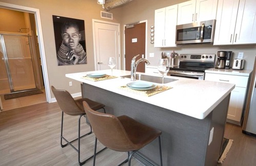 Downtown Rochester Apartment | A unique lofty and bright 1 bedroom