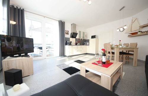 Gohren Apartment | A: Villa Antje Whg. 07 with balcony - Villa Antje Whg. 07 with balcony