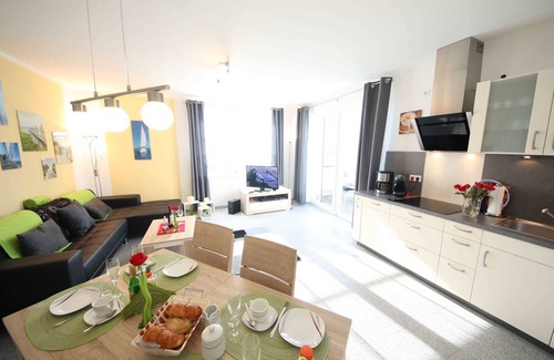 Gohren Apartment | A: Villa Antje Whg. 07 with balcony - Villa Antje Whg. 07 with balcony