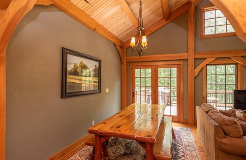 Oakland House | A Winter View: Lake Area, Hot Tub, Fire Pit, Fireplace, Gas Grill!