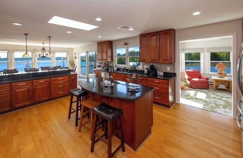 Sandbridge House | A World Away- 6 bedrooms, Bayfront, Pool, Hot Tub, Dock