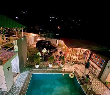 Kaul House | A7 Resorts 3 BHK Luxury Villa Pool Snooker Waterfall Bonfire River