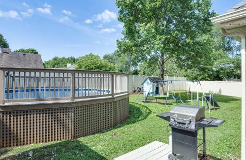 Murfreesboro House | Above-Ground Pool and Backyard at Murfreesboro Home!