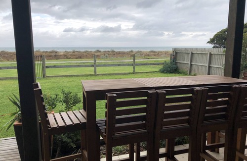 Portarlington House | Absolute Beach Front - a minute walk to the BEACH!