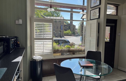 Wadsworth Apartment | Accessible Quiet Studio in Prime Central Location with Log Burner &Private Patio