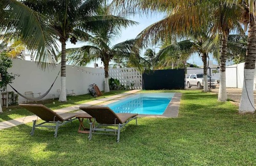 Chicxulub Puerto House | Accommodation of 2 apartments, with outdoor pool. Near the beach.