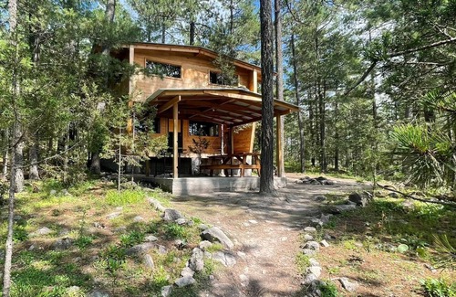 Pueblo Nuevo Cabin | Acogedora Cabaña del bosque Parque La Pirámide