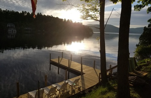 Lake George House | Adirondack Fall colors, lakeside fishing, great hiking. Evening fires.