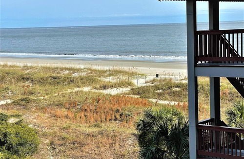 Folly Field Condo | Admiral's Row 412 - Sunrises from the Balcony
