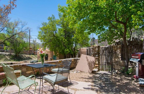 Historic Eastside House | Adobe on Hillside in Santa Fe