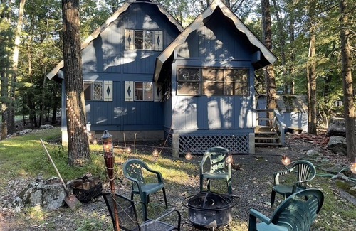 Hawley Cabin | Adorable Gingerbread Style cabin in gorgeous amenity filled lake/pool community