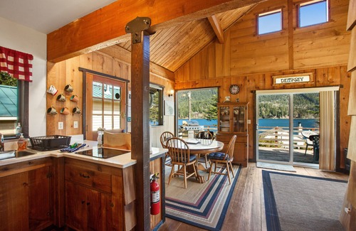 Port Angeles House | Adorable lake hideaway with free WiFi, spacious deck, lake views, & shared dock