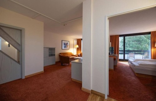 Arnsberg Hotel | Adventure Into Arnsberg Forest From Pool Room With Pet Access