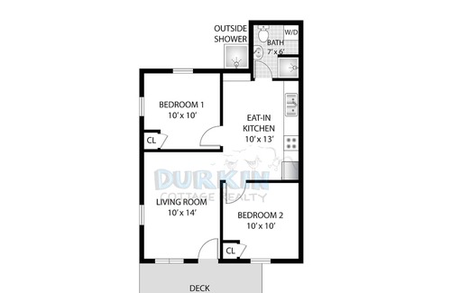Narragansett House | Affordable Duplex, Close to Beach, Spacious Deck