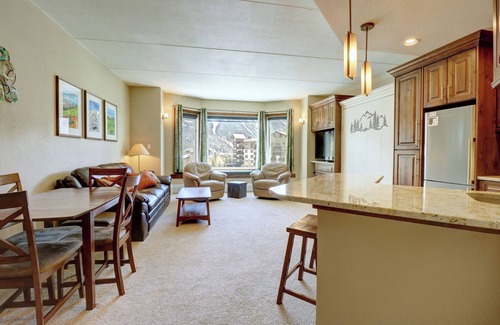 Copper Mountain Village Apartment | Affordable Remodeled Ski Condo with shared hot tub! TL411