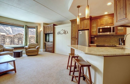 Copper Mountain Village Apartment | Affordable Remodeled Ski Condo with shared hot tub! TL411