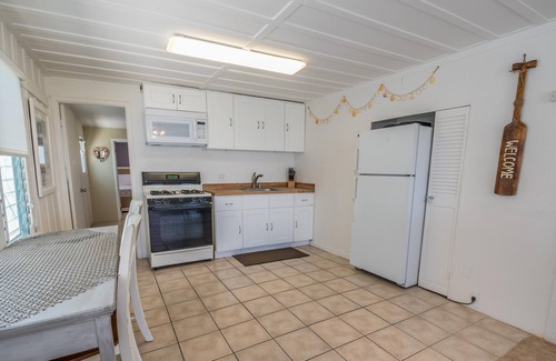 Balboa Peninsula House | Affordable Vintage Beachfront Vacation Cottage (left side) | Super Central - No Car Needed!