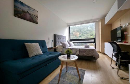 Usaquen Apartment | AH/Loft vista natural, Coworking, Terraza, Usaquén