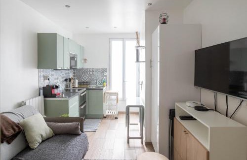 Quartier du Pont-de-Flandre Apartment | AI- Cocon Parisien près de la Cité des Sciences