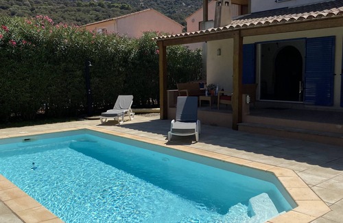Santa-Reparata-di-Balagna Villa | Air-conditioned villa with secure swimming pool, sleeps 12, 5mn from beach WIFI, Internet
