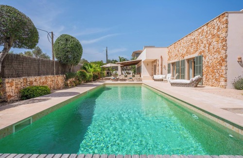 Cala Llombards House | Air-Conditioned Home Close to Beach with Beautiful Design, Pool, Terrace, Garden & Wi-Fi