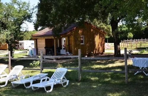 Rocamadour Ski Chalet | Air-conditioned Forest Chalets (30m²) sleeps 4