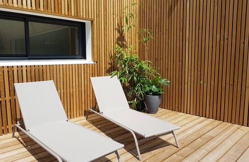 Moliets-et-Maa Villa | Air-conditioned villa, 4 bedrooms, 4 bathrooms, heated pool, jacuzzi, sauna