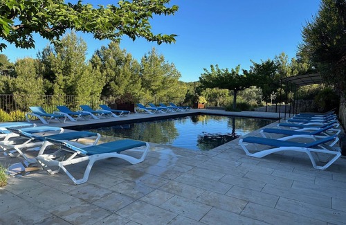 Tourtour Villa | Air-conditioned villa 7 bedrooms with shower and wc heated pool panoramic view