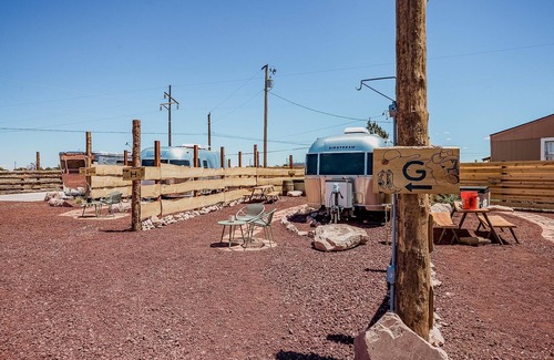 Valle House | Airstream w/ Private Hot Tub (Unit G) - 4 Person Airstream with Private Hot Tub