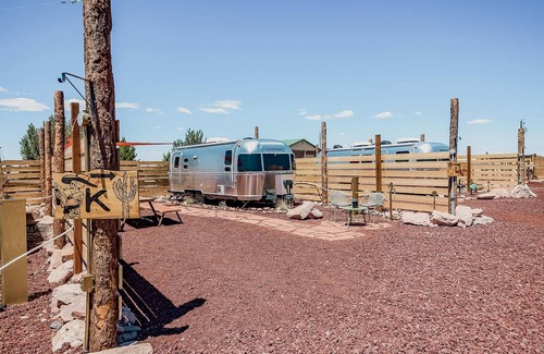 Valle House | Airstream w/ Private Hot Tub (Unit K) - 4 Person Airstream with Private Hot Tub