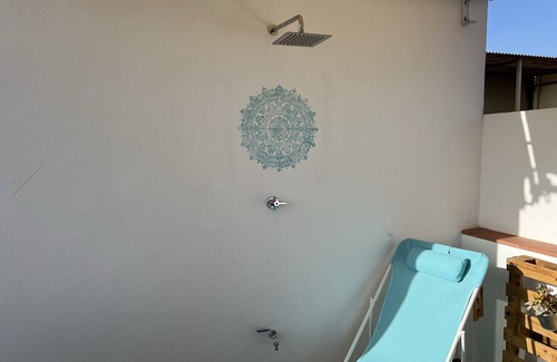 Las Acacias House | Al Rolo Beach, terrace with views of the bay of Malaga