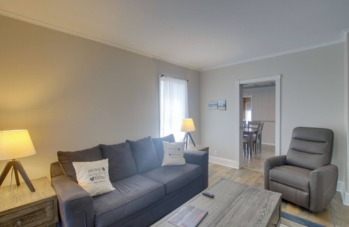 Algoma House | Algoma Retreat w/ Deck: Walk to Lake Michigan!