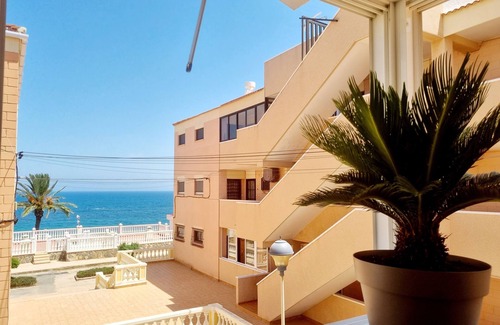 Mil Palmeras Apartment | Alicante Playa Mil Palmeras 🇪🇦 Sea view, beach front 🏝🍹Studio 3 pers.