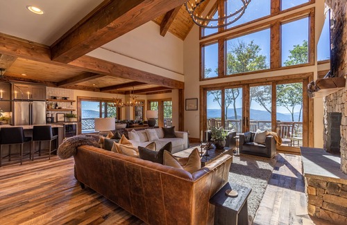 Banner Elk House | Almost Heaven- luxury home in Eagles Nest with hot tub, sunset views, pool table