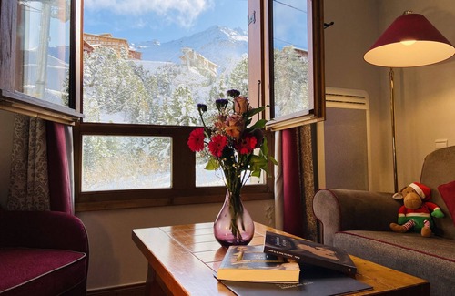 Arc-1950 Apartment | ALPES (ARC 1950) Les Arcs :Skis, boot dryer, swimming pool, sauna,