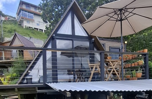 Santiago de los Caballeros Cabin | Alpinas Palo Alto - Cabaña El Amanecer - Romantic Getaway with Views & Fresh Air