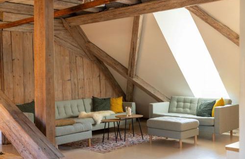 Schwaebisch Hall Apartment | Alte gemütliche Brauerei, 4 SZ, 8 Gäste, 160 qm