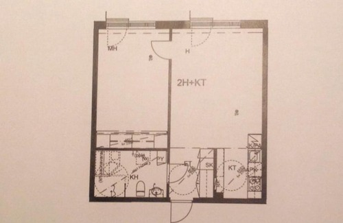 Jyvaskyla Apartment | Alvar, Tilava uusi kaksio ydinkeskustassa 53 m2